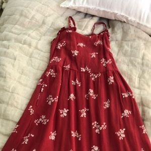 Cute red night out dress!